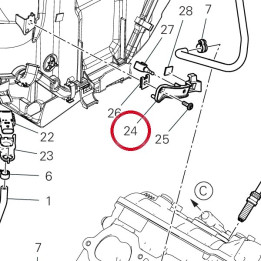Equerre câblage 83013721A — réf. 83013721A | Ducati Store