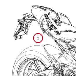 Faisceau arrière 500 h/g — réf. 5101P302C | Ducati Store