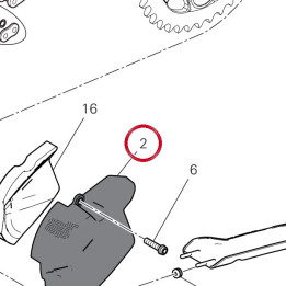 Couvercle pignon chaîne — réf. 4601S671AA | Ducati Store