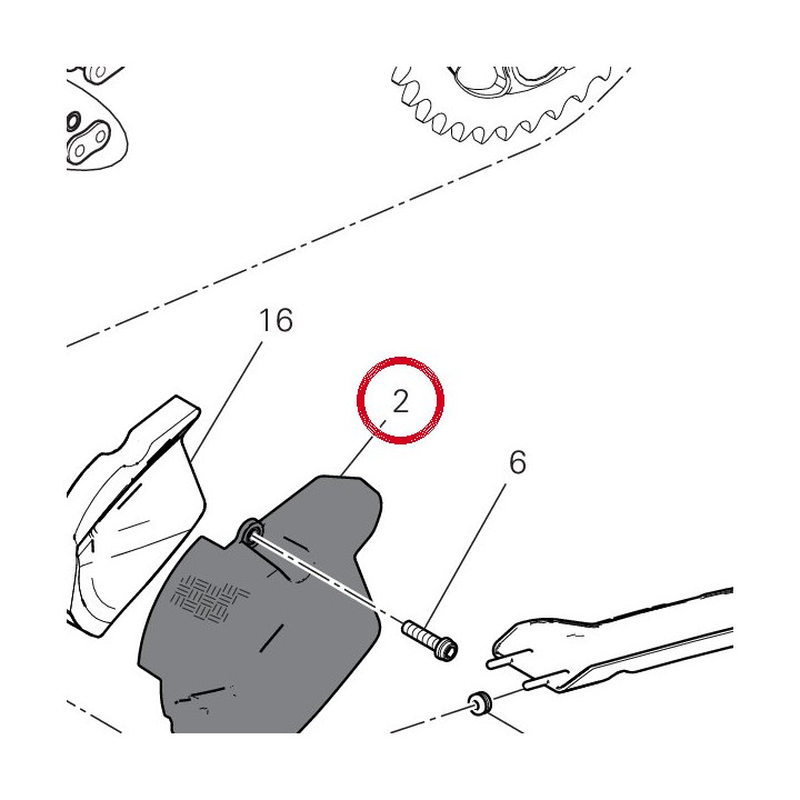Couvercle pignon chaîne — réf. 4601S671AA | Ducati Store
