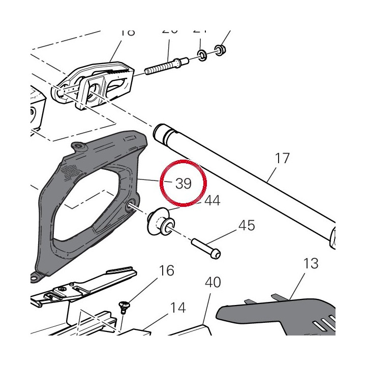 Assieme cover sx carbonio — réf. 460PS701AA | Ducati Store