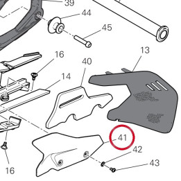 Cover fonoassorbente — réf. 46012791AA | Ducati Store