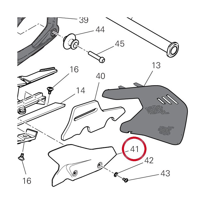Cover fonoassorbente — réf. 46012791AA | Ducati Store