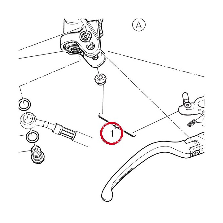 Pompe frein avant Rizoma — réf. 62441721AA | Ducati Store