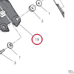 Support bavette — réf. 561P6601BA | Ducati Store