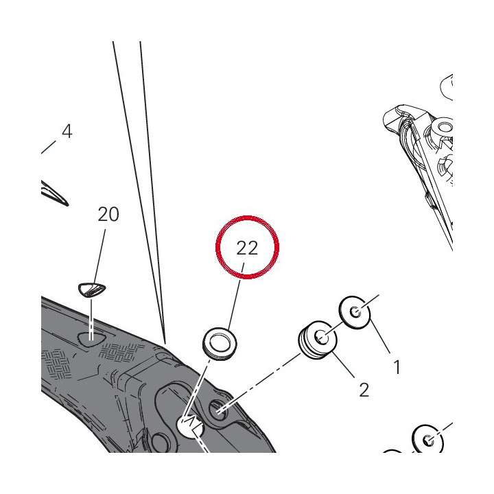 Bouchon caoutchouc — réf. 97613281AA | Ducati Store