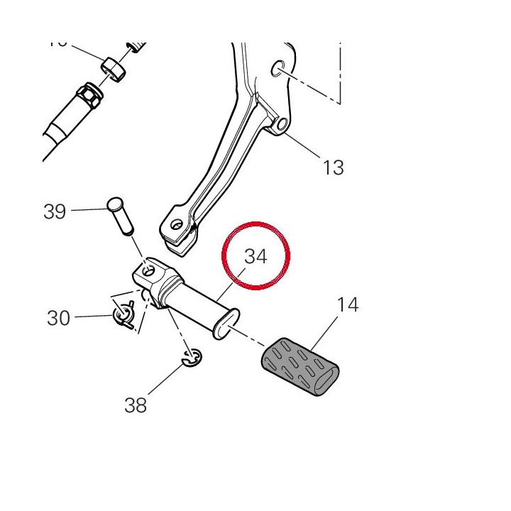 Barre de pression — réf. 96212911AB | Ducati Store