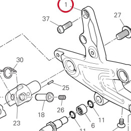 Plaque D. avant 96212871CB — réf. 96212871CB | Ducati Store