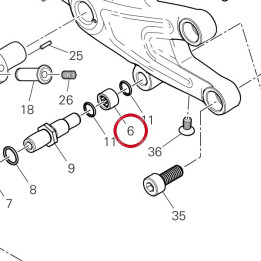 Roulement à rouleaux — réf. 97640121A | Ducati Store