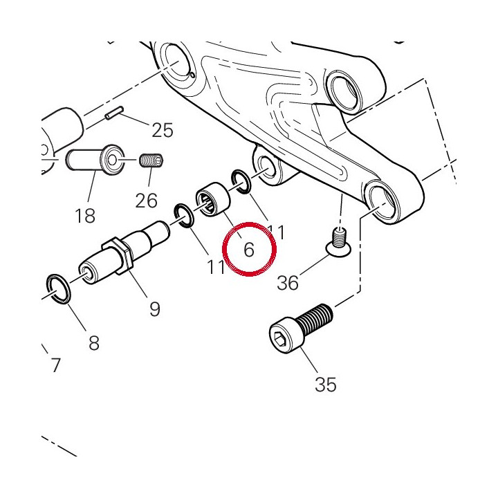 Roulement à rouleaux — réf. 97640121A | Ducati Store