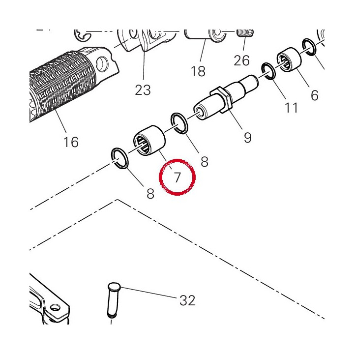 Roulement à rouleaux — réf. 97640201A | Ducati Store