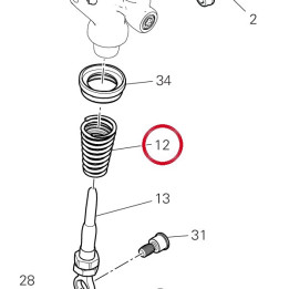 Ressort, rappel 96212941A — réf. 96212941A | Ducati Store