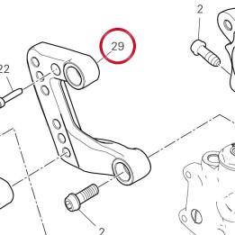 Support plaque D. avant — réf. 96212861AB | Ducati Store