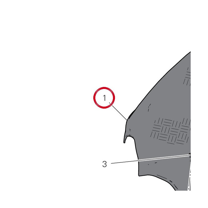 Garde-Boue ar. carbone — réf. 56516841BA | Ducati Store