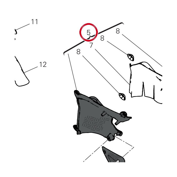 Pare-Chaleur intérieur — réf. 96424972AA | Ducati Store