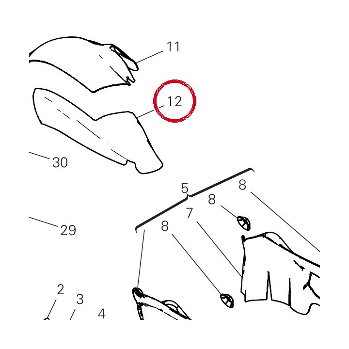 Reflechissant la chaleur — réf. 96415811A | Ducati Store