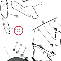 Reflechissant la chaleur — réf. 4601P631A | Ducati Store