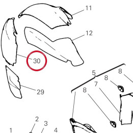Reflechissant la chaleur — réf. 4601P591A | Ducati Store