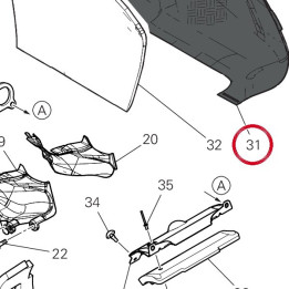 Carbon left sil. cover — réf. 4801J133BA | Ducati Store