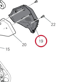 Carb. rear lh head cover — réf. 460PS512AA | Ducati Store