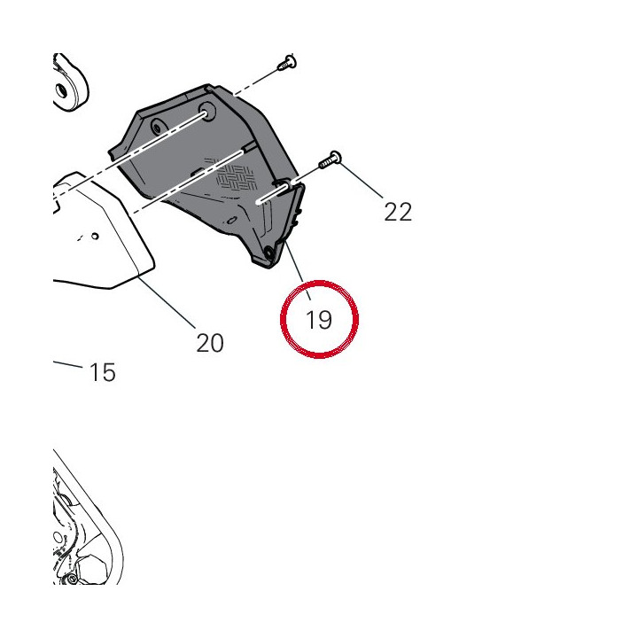 Carb. rear lh head cover — réf. 460PS512AA | Ducati Store