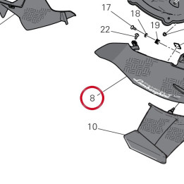 Cupolino inferiore carbone — réf. 48114952BA | Ducati Store