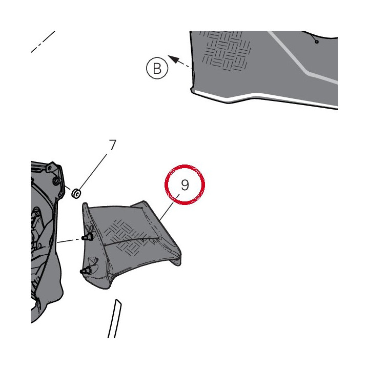 Carbon left wing — réf. 4801J242BA | Ducati Store