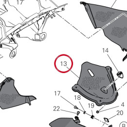 Cover cruscotto carbone — réf. 4601S602AA | Ducati Store