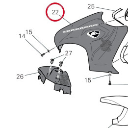 Cache réservoir carbone — réf. 4801J481BA | Ducati Store
