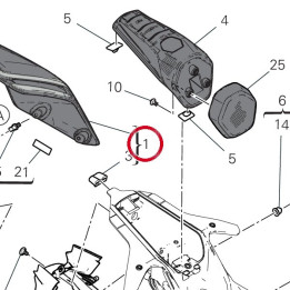 Stgr cover codone — réf. 482P7692BA | Ducati Store