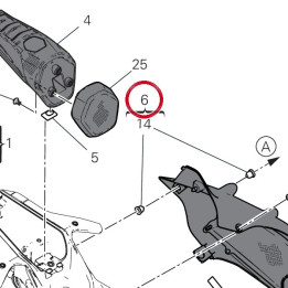 Panneau lateral gauche — réf. 482P7671BA | Ducati Store