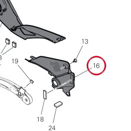 Carbon left tank cover — réf. 4801J502BA | Ducati Store