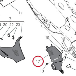 Carbon right tank cover — réf. 4801J492CA | Ducati Store
