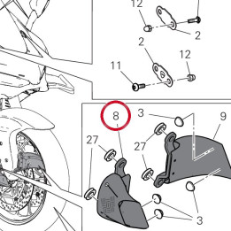 Convoyeur D'Air droit — réf. 48414421BA | Ducati Store