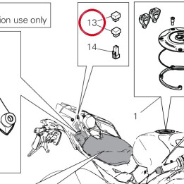 Bouchon connecteur — réf. 96511041AA | Ducati Store