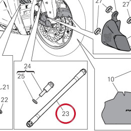 Asta rinvio cambio — réf. 96213181AA | Ducati Store