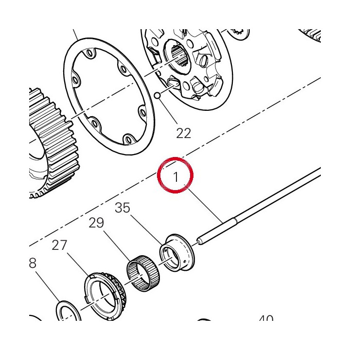 Tige 11713741B — réf. 11713741B | Ducati Store