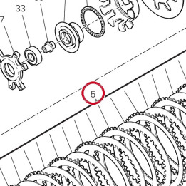 Jeu disques embrayage — réf. 19020552A | Ducati Store