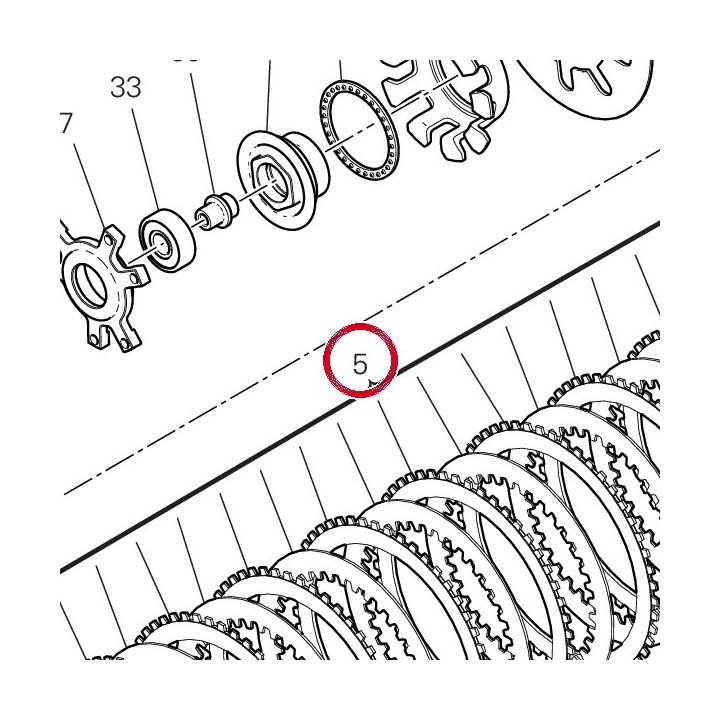 Jeu disques embrayage — réf. 19020552A | Ducati Store