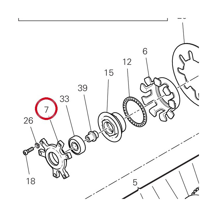Disque de poussee embrayage — réf. 19410721A | Ducati Store