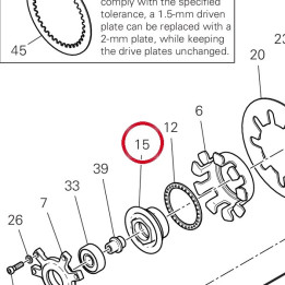 Écrou, special 75012251B — réf. 75012251B | Ducati Store