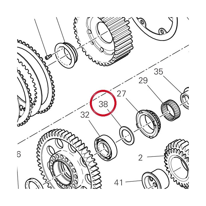 Entretoise 7131D631B — réf. 7131D631B | Ducati Store