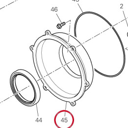 Coperchio porta tenuta — réf. 24314291D | Ducati Store
