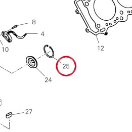 Anneau arret 88451311A — réf. 88451311A | Ducati Store