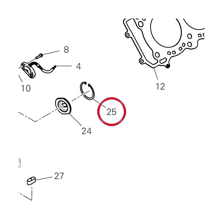 Anneau arret 88451311A — réf. 88451311A | Ducati Store