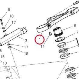 Tête de direction — réf. 34111011AA | Ducati Store