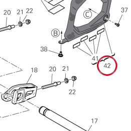 Couvercle gauche carbone — réf. 460PP531AA | Ducati Store