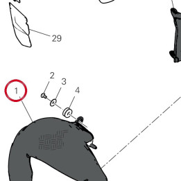 Pare-Chaleur arrière — réf. 4601P462AA | Ducati Store