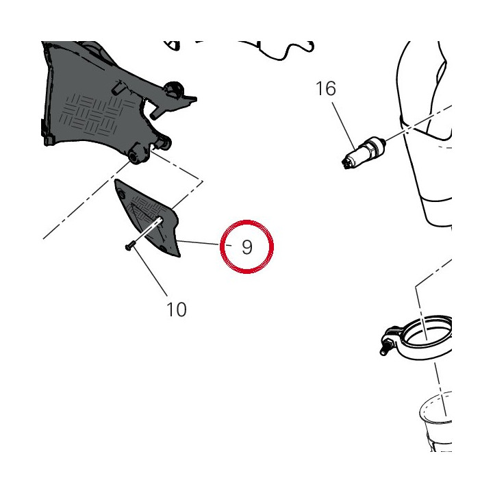 Cover cavi parac bancata — réf. 4601P481AA | Ducati Store