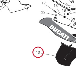 Ala destra 4801I811AA — réf. 4801I811AA | Ducati Store